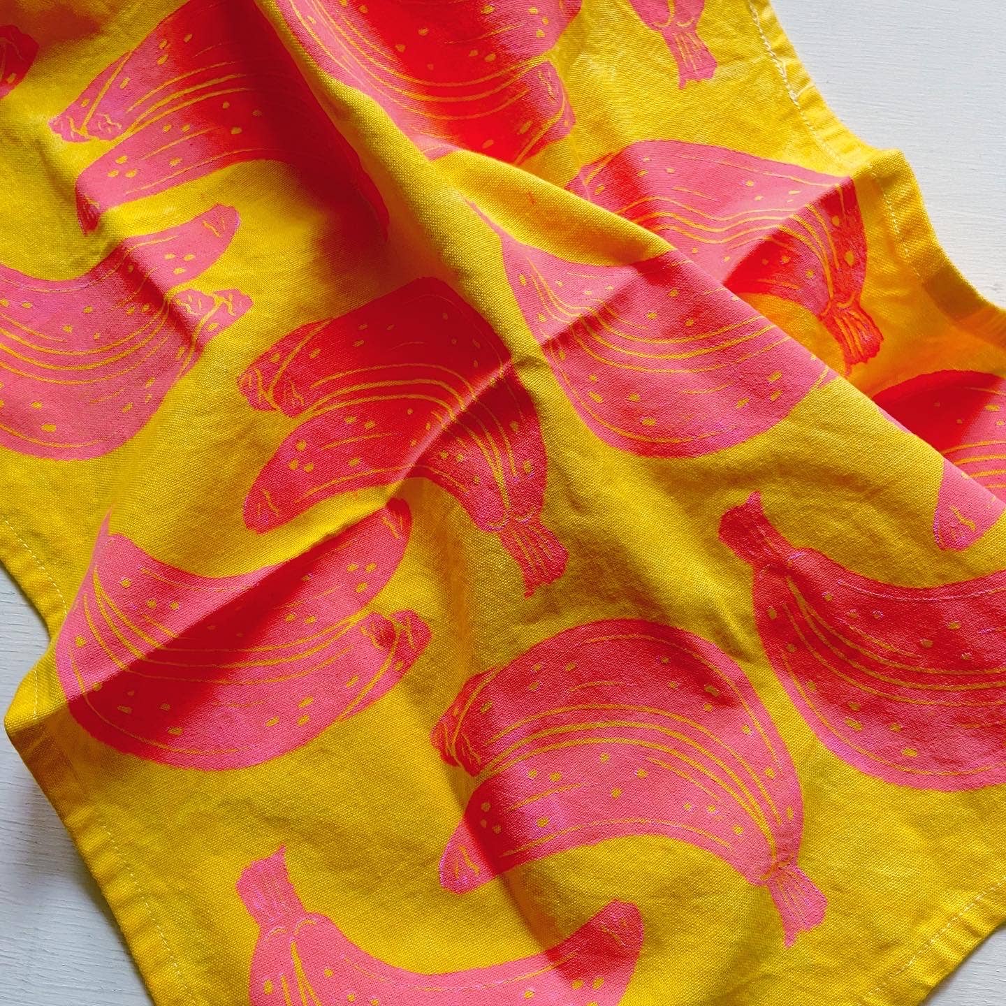 Andria Green - Wholesale Tea Towel - Banana Tea Towel1