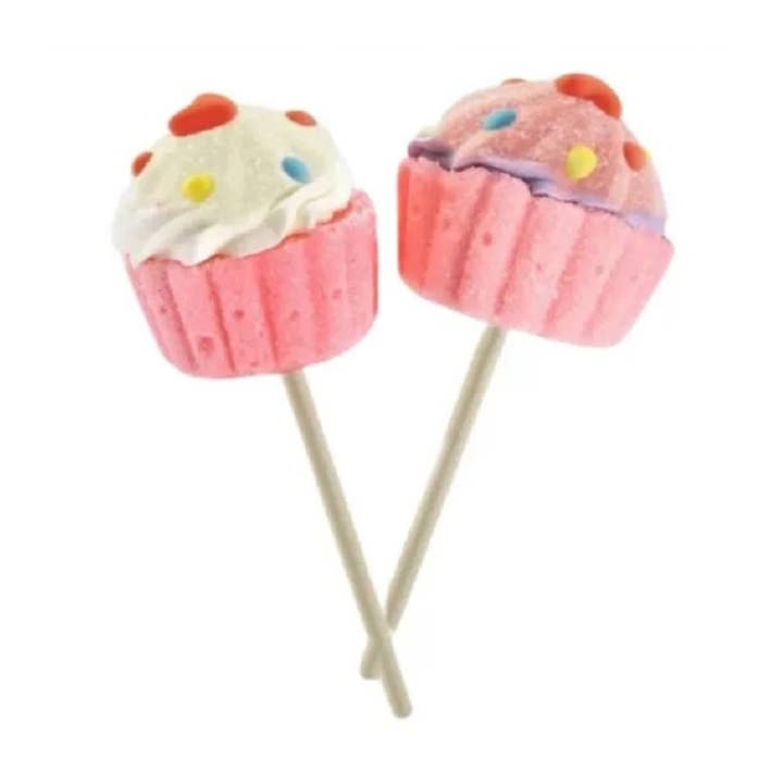 Cupcake marshmallow lollipop 35g for wholesale by LS GROUP