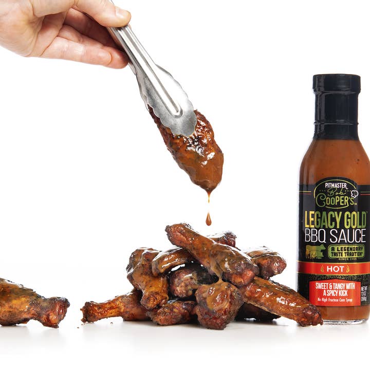 Pitmaster Bob Cooper’s Legacy Gold BBQ Sauce - Venta al por mayor Salsas barbacoa - Salsa BBQ Dorada de Legado del Maestro Parrillero Bob Cooper - Suave
