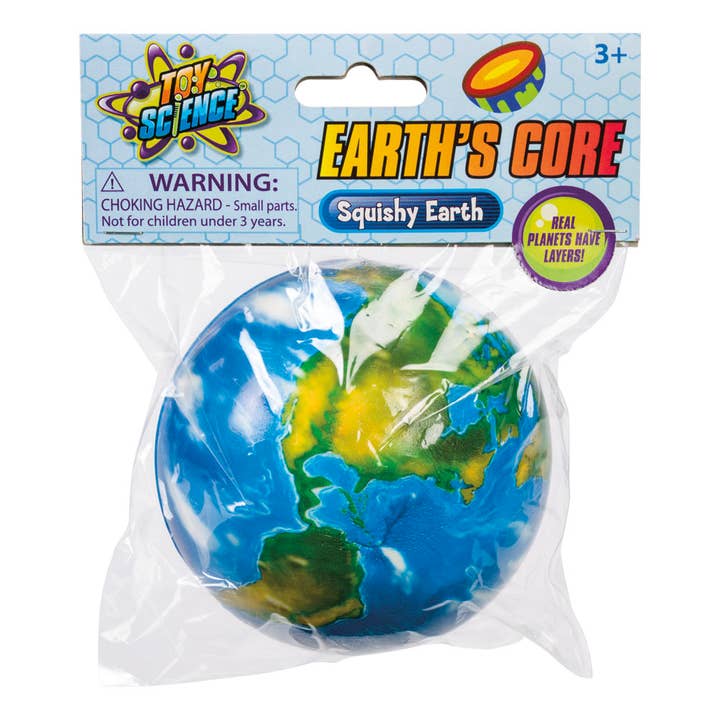 Toy Science Earth's Core Squishy Toy for wholesale by Toysmith
