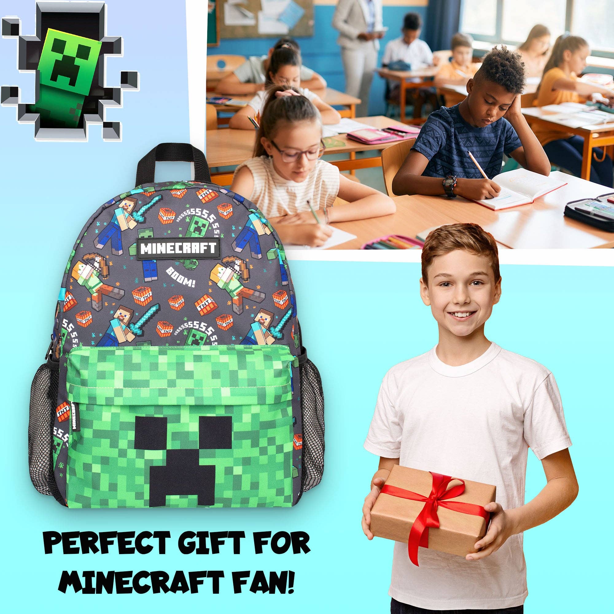 Fringoo Group Ltd - Wholesale Backpack - Kids - Backpack - Minecraft7