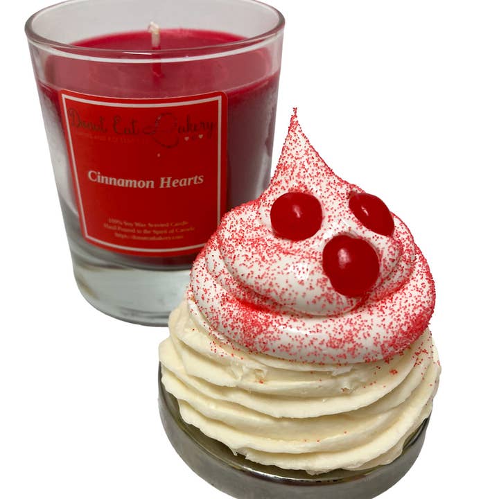Donut Eat Bakery - Vendita all'ingrosso Candele regalo - Candela Cinnamon Hearts Cupcake1