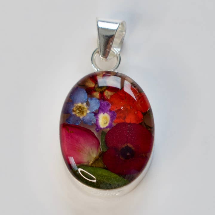 Blumen-Anhänger für den Großhandel von Krystyna's Silver