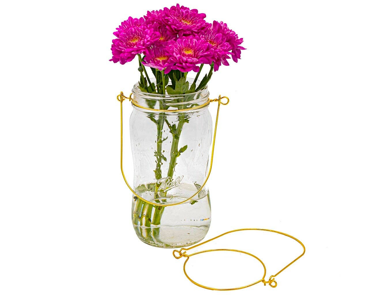 Mason Jar Lifestyle - Wholesale Jar - Gold Wire Handles for Mason Jars 6 Pack1