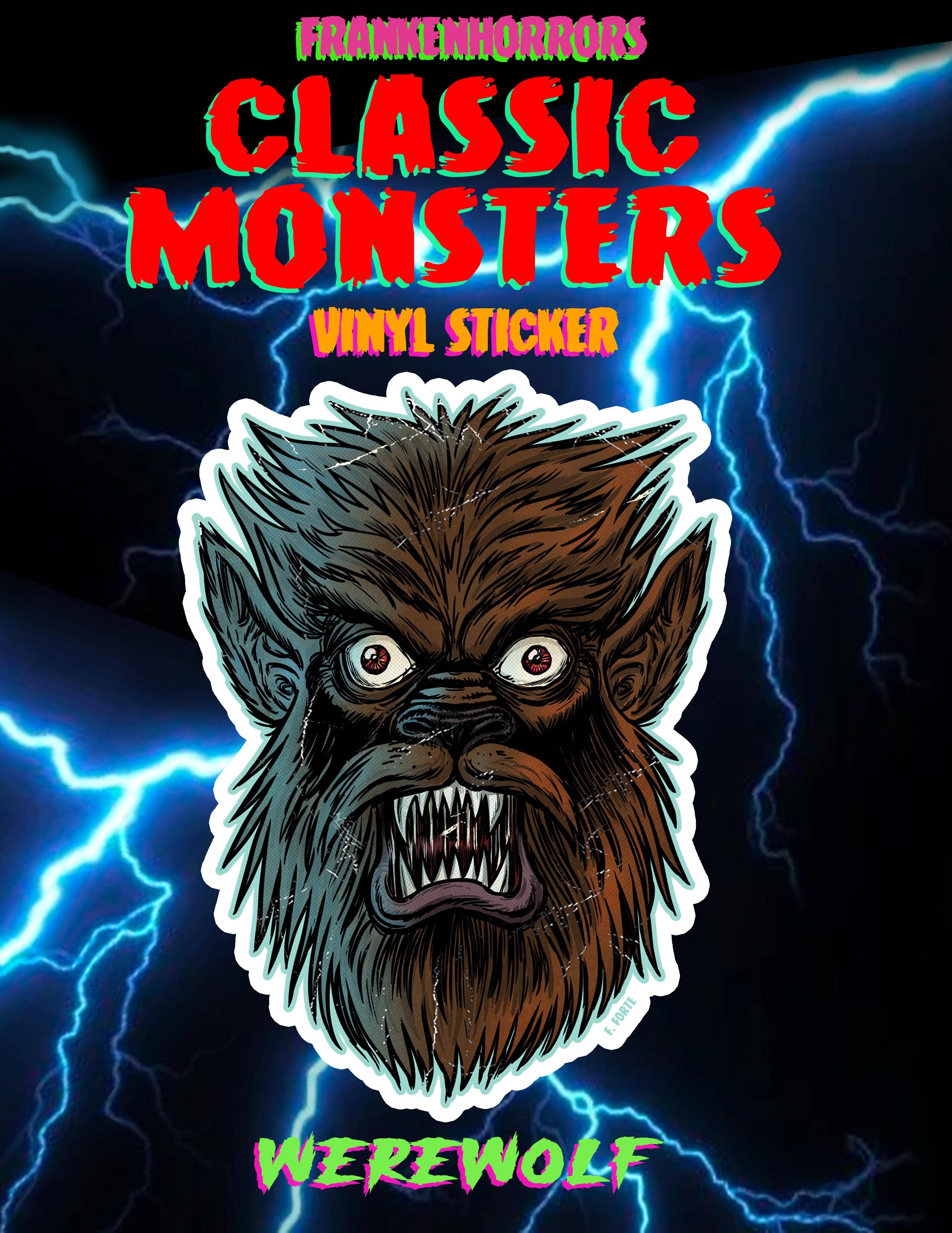 Xeno Pop - Wholesale Sticker - Stickerpakket van FrankenHorrors Terror Collection (6 stickers)3