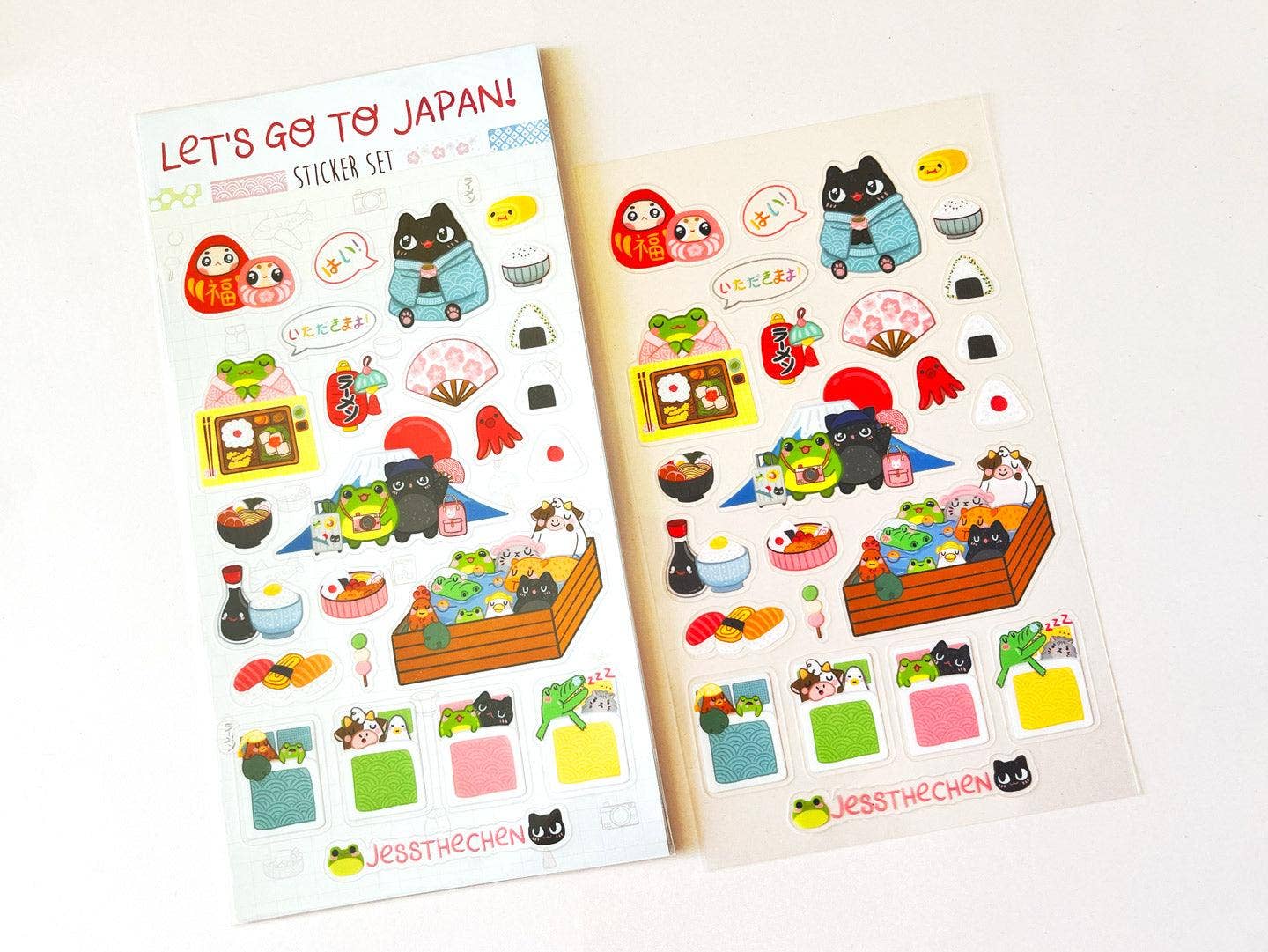 Jessthechen - Wholesale Sticker - Planner & Calendar Stickers | Bing Bong and Friends to Japan6