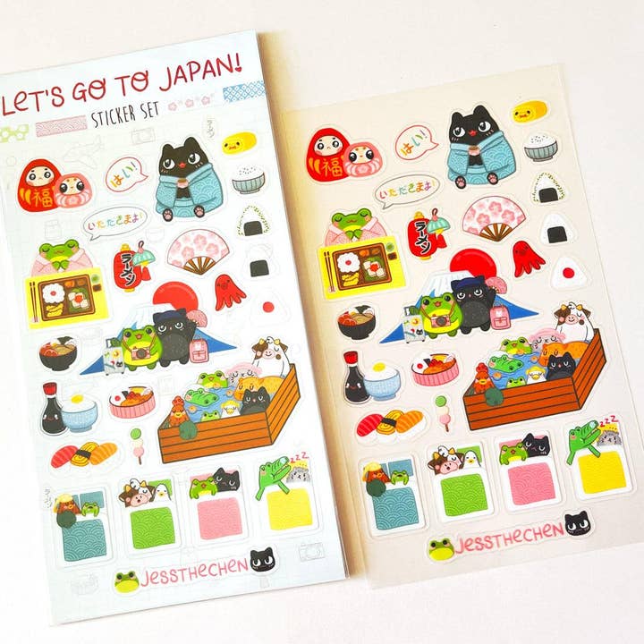 Jessthechen - Wholesale Sticker - Planner & Calendar Stickers | Bing Bong and Friends to Japan6
