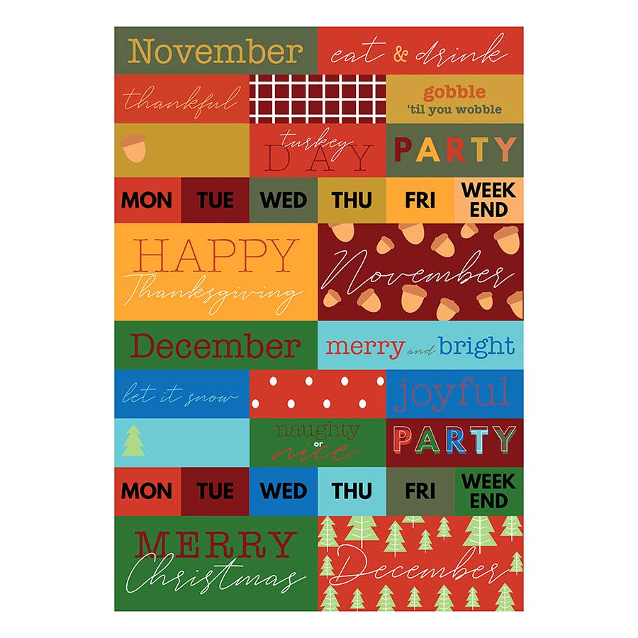 TF Publishing - Paper Goods - Wholesale Sticker - Seasonal Monthly Planner/Calendar Stickers6