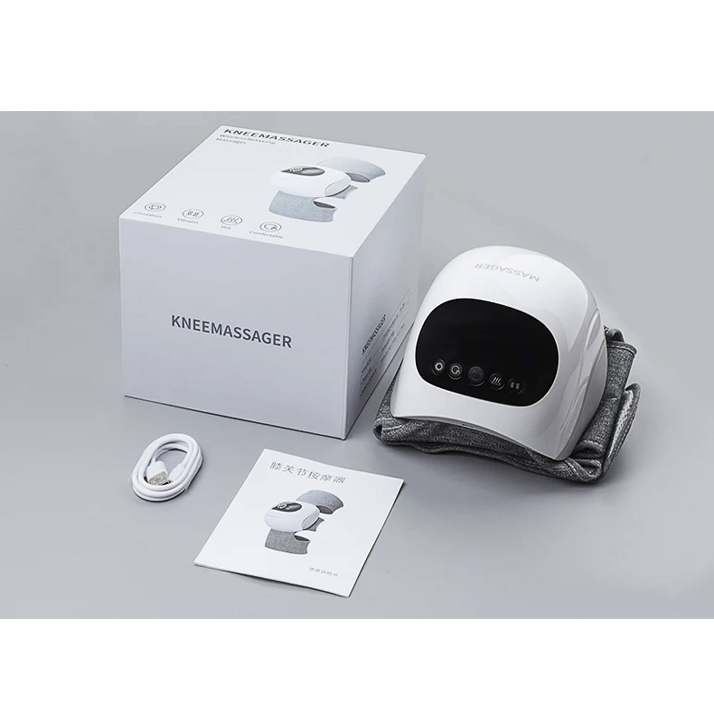 GulleeGadgets - Vente Appareils de massage - Appareil de massage des genoux pour soulager la douleur avec écran LED rechargeable7