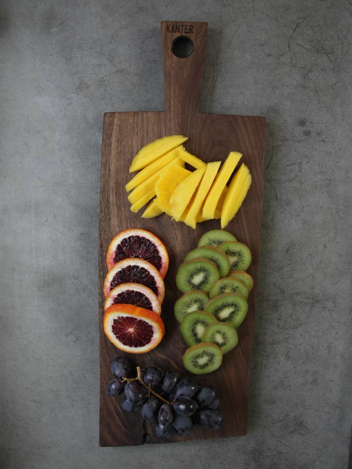 Walnut Cutting Board with Handle for wholesale by JK Homewares