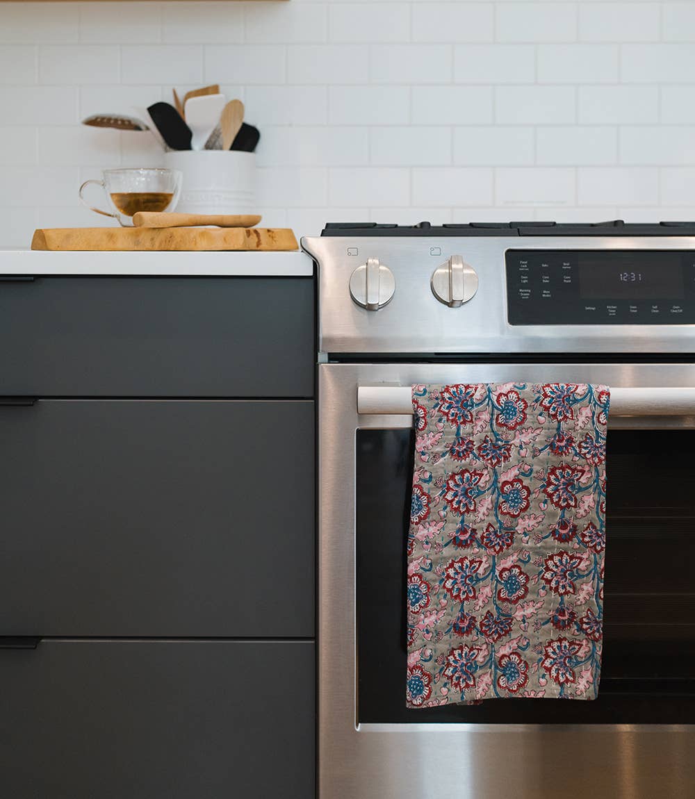 Matr Boomie Fair Trade - Wholesale Tea Towel - Kantha Tea Towel - assorted upcycled fabrics4