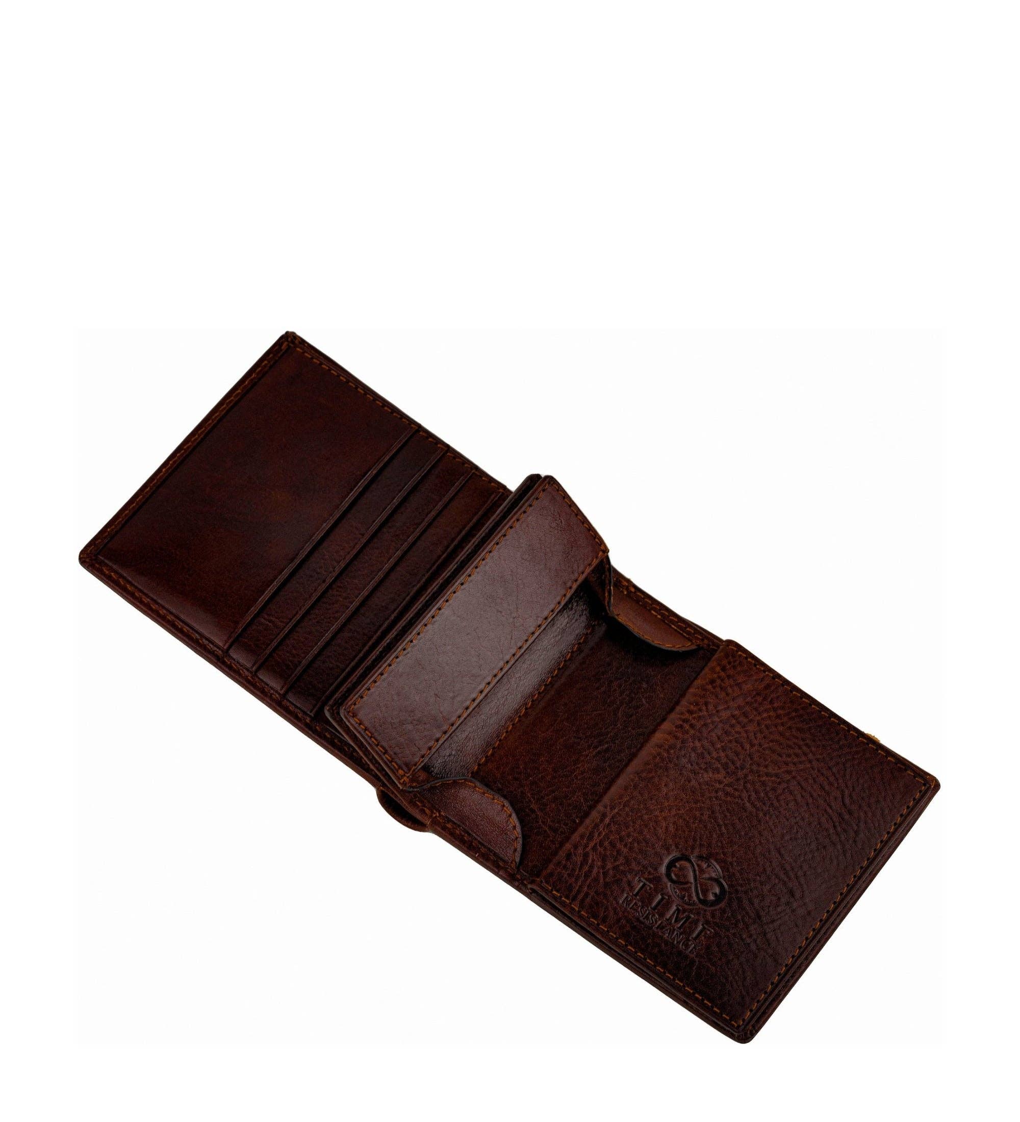 Time Resistance - Wholesale Wallet - Men's - Leather Bifold Wallet - Daniel48