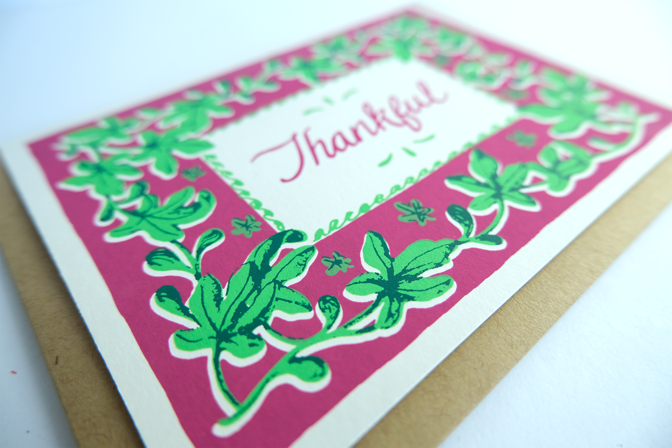 Sparkwell Press - Wholesale Thanksgiving Card - Thankful Fig Branch Card2