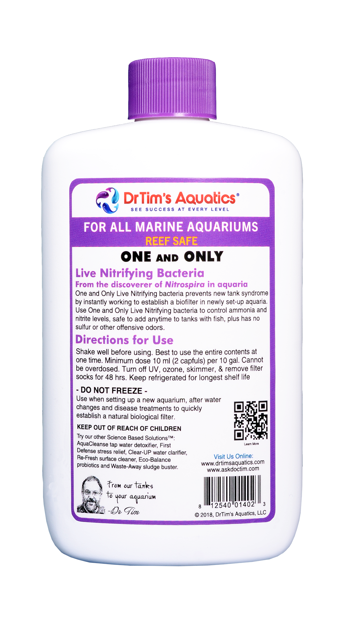 DrTim's Aquatics - Wholesale Pet Supplement - Not Cat/Dog - Reef One & Only5