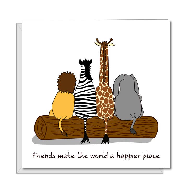 Cartão de aniversário Melhores Amigos/Amizade - feminino, masculino - engraçado, humorístico - bestie, melhor - em qualquer ocasião care faltando tu obrigado love you - Handmade by Swizzoo 15cm por atacado de Swizzoo Cards