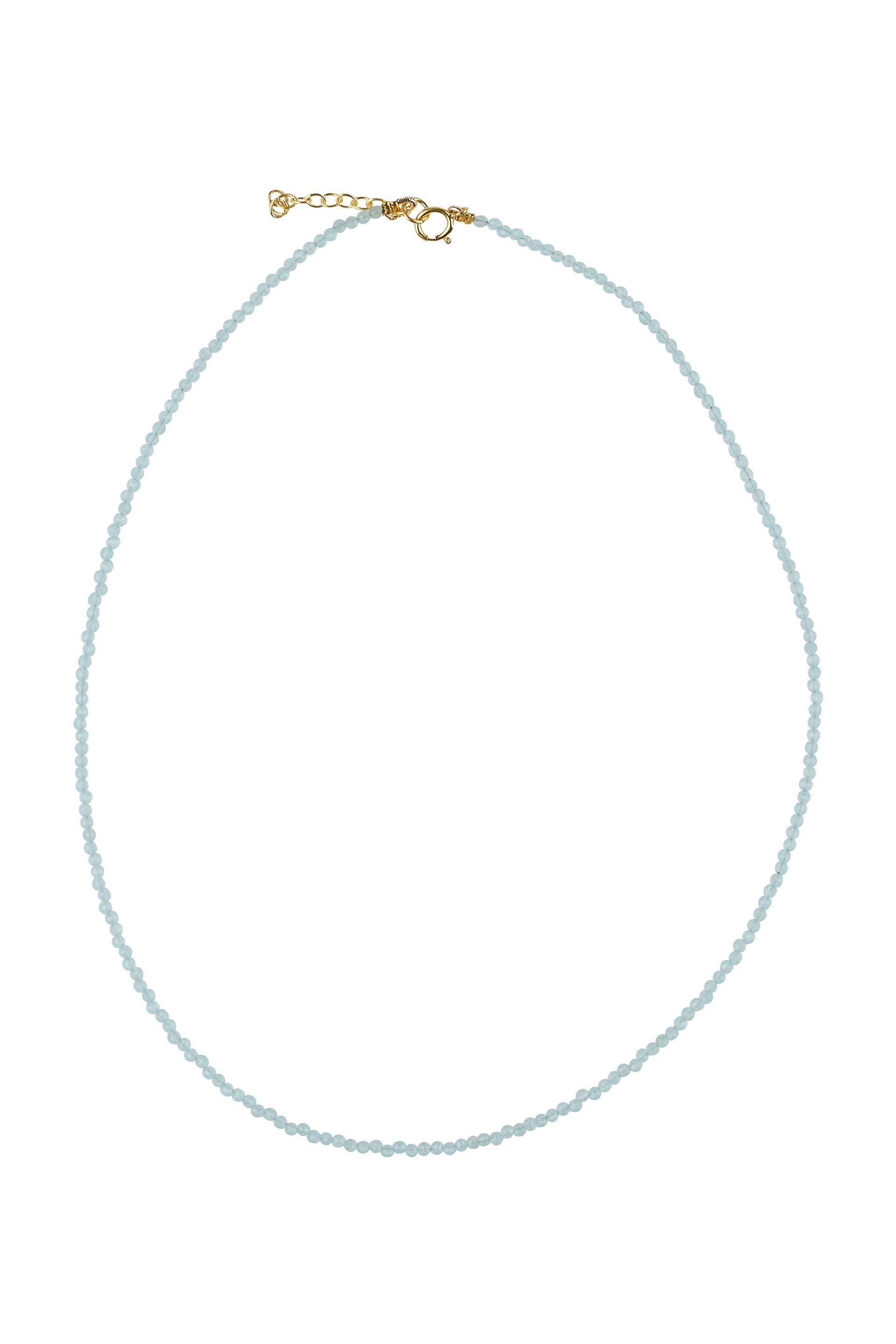 XZOTA - Wholesale Beaded/Pearl Necklace - Ketting calcedon met g-p slot0