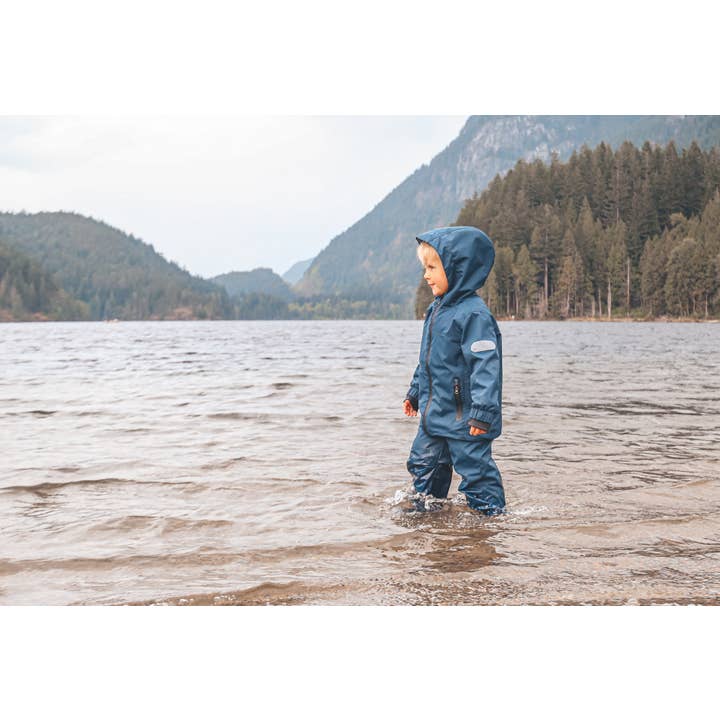 KID.ORCA - Wholesale Raincoat - Kids - KidORCA Kids Rain Jacket _ Navy_ Model 20229