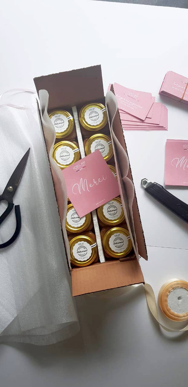 Icelab - Vente Confiture/gelée - Tartinade au caramel salé - Sauce naturelle et crémeuse7