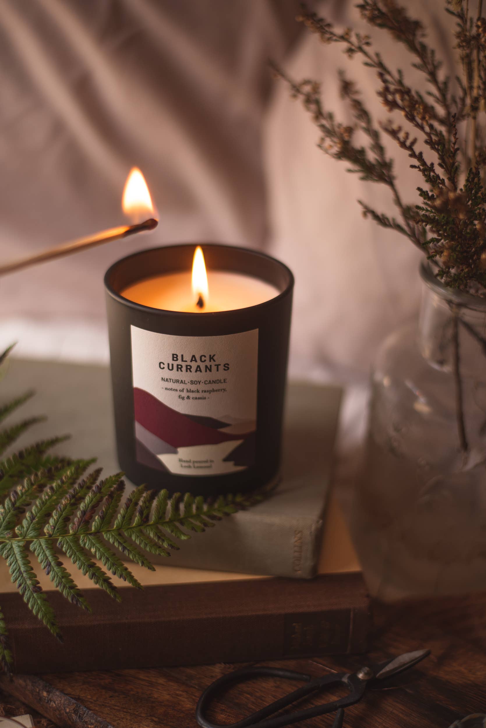 Ocoee House - Vente Bougie en bocal - Bougie parfumée aux cassis, biologique et végan | Ocoee House5