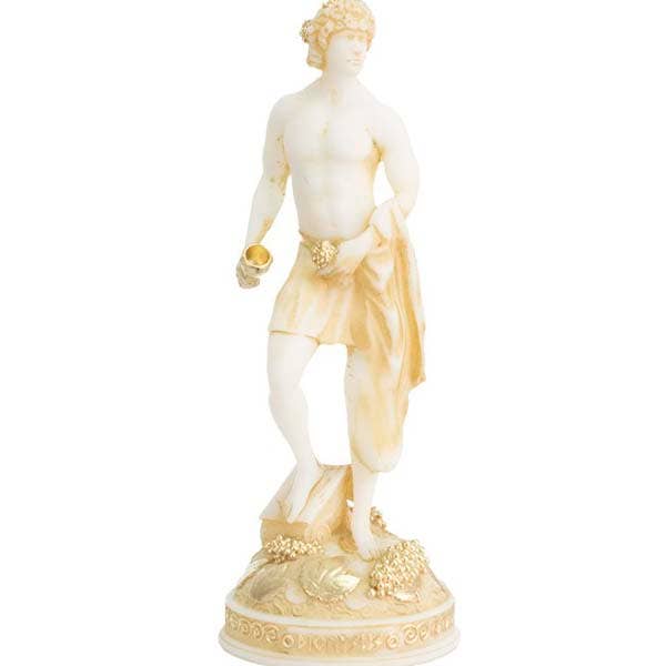 Art Culture Deco - Wholesale Decorative Figurine - Dionysus Statue God Of Wine Marble Sculpture 25 cm1