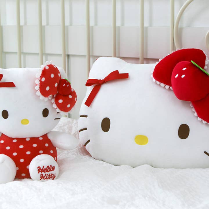 K_Wonderland - Wholesale Stuffed/Plush Toy - Kids & Baby - Sanrio Hello kitty Strawberry & Ribbon Edition Figure Plush