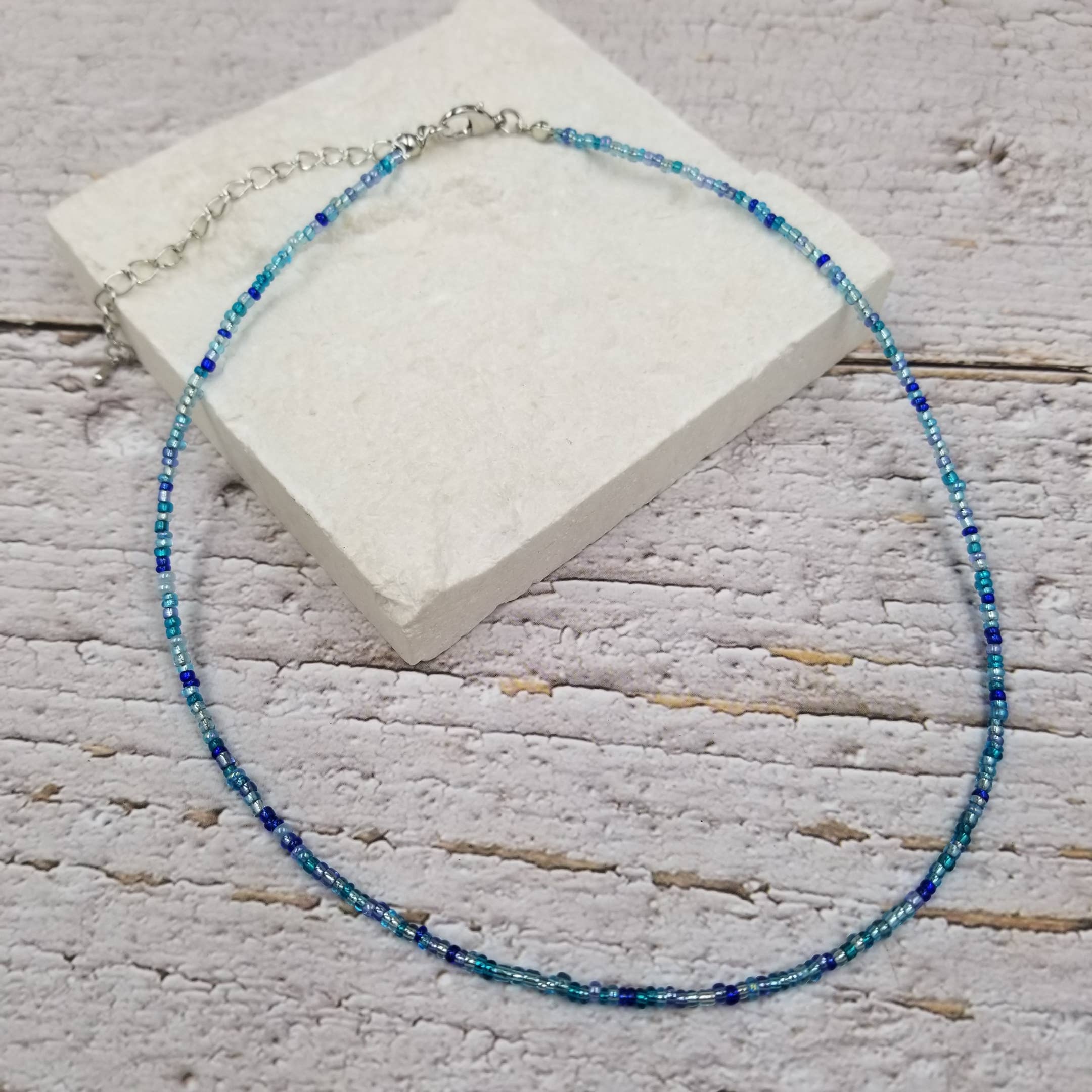 Treasure Wholesale - Wholesale Beaded/Pearl Necklace - Boho Layered Colorful Miyuke Bead Necklace4