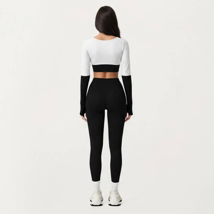 Active by Anna-Kaci - Wholesale Athletic/Lounge Leggings - Women's - High Waist Seam Detailed Full Length Leggings with Supportive Stretch Fabric and Sculpted Fit19