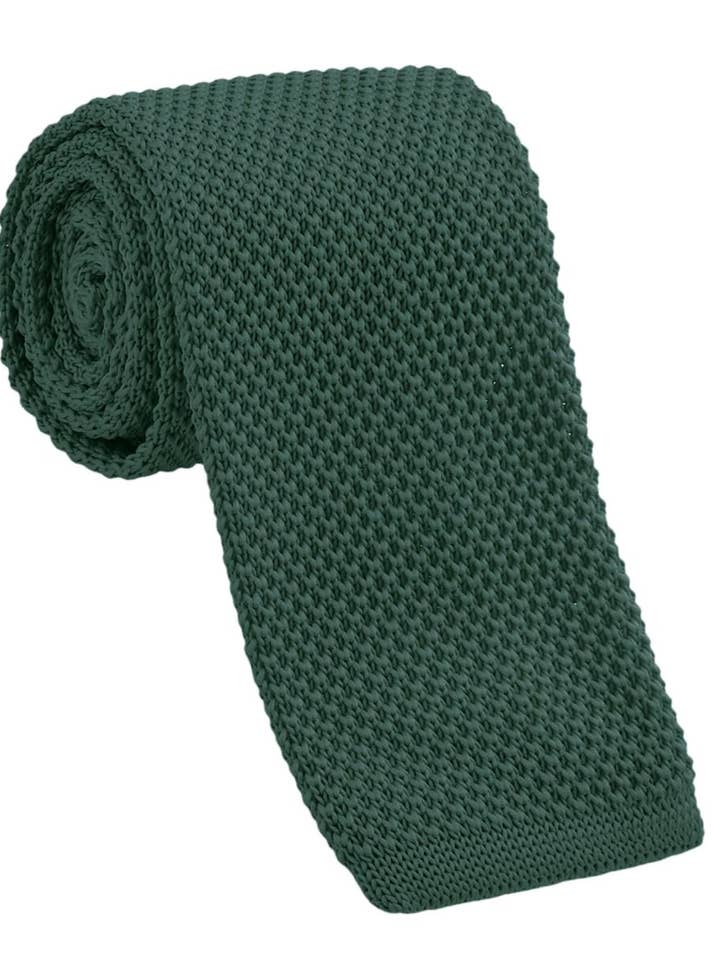 CRAVATE À POIS VERT FONCÉ pour la vente par Josvil