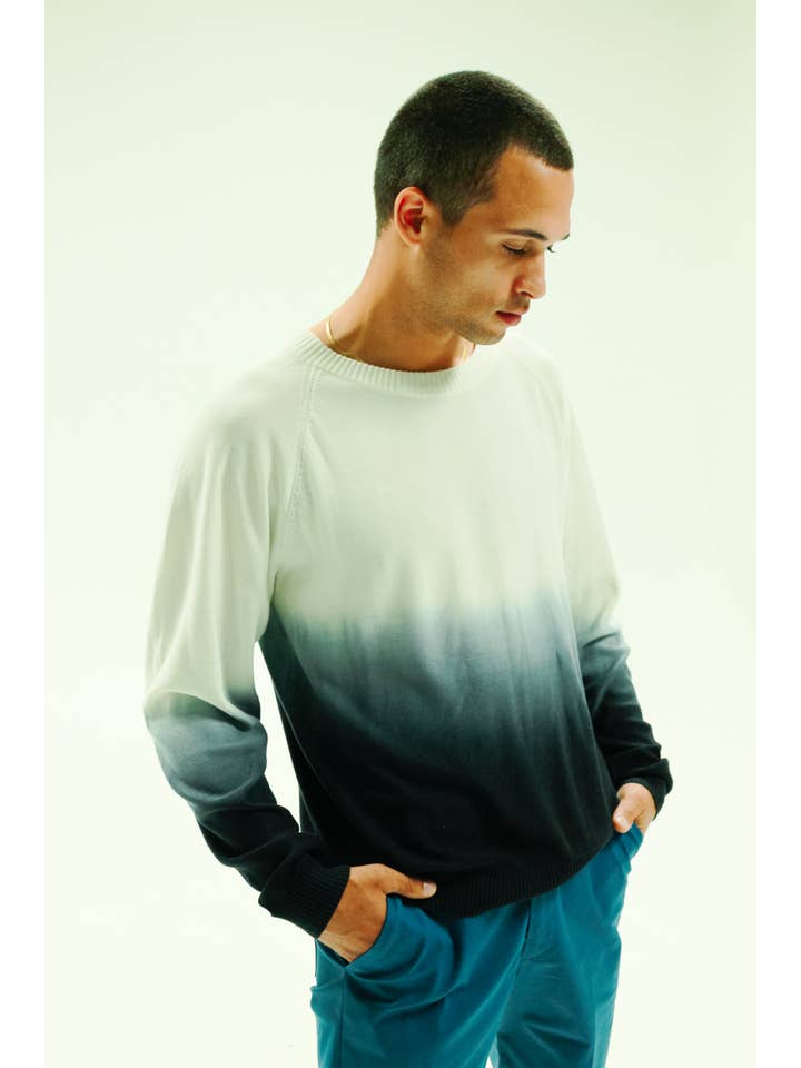 Am.A-Line Collections LLC - Wholesale Sweatshirt - Men's - Faded Ombre Dip Dyed Men's Sweatshirt3