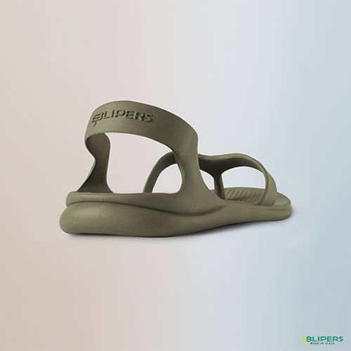 BLIPERS – Großhandel Flip-Flops – Unisex – Unisex Zehentrenner-Gummisandale DESERT GREEN - Blipers2