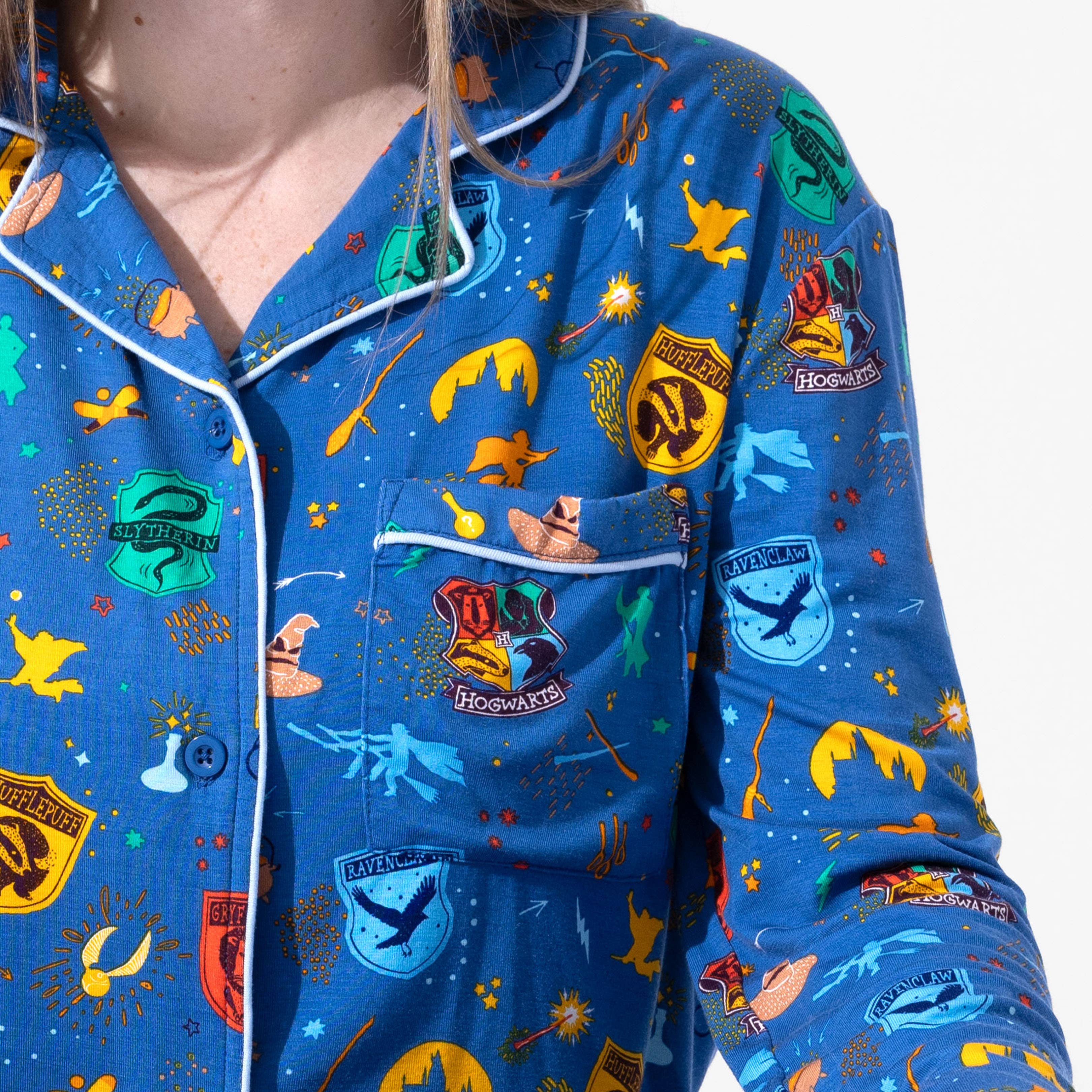 Bellabu Bear - Wholesale Sleepwear Set - Women's - Harry Potter House Pride Bamboo Women's Pajama Set2