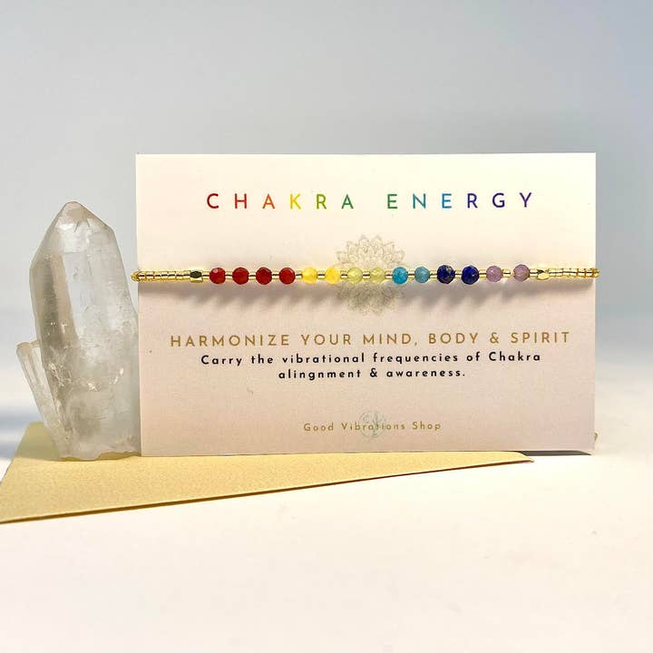 Good Vibrations Shop - Wholesale Beaded Bracelet - Chakra Energy ⎮ Gemstone Bracelet1