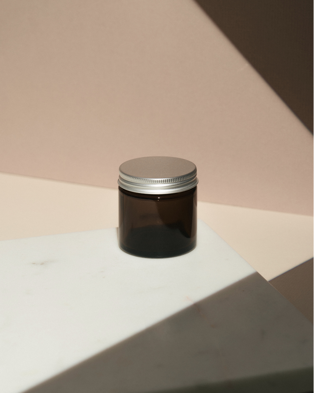 Own – wholesale Jar/filled candle – White Label 60ml Amber Glass Soy Candle1