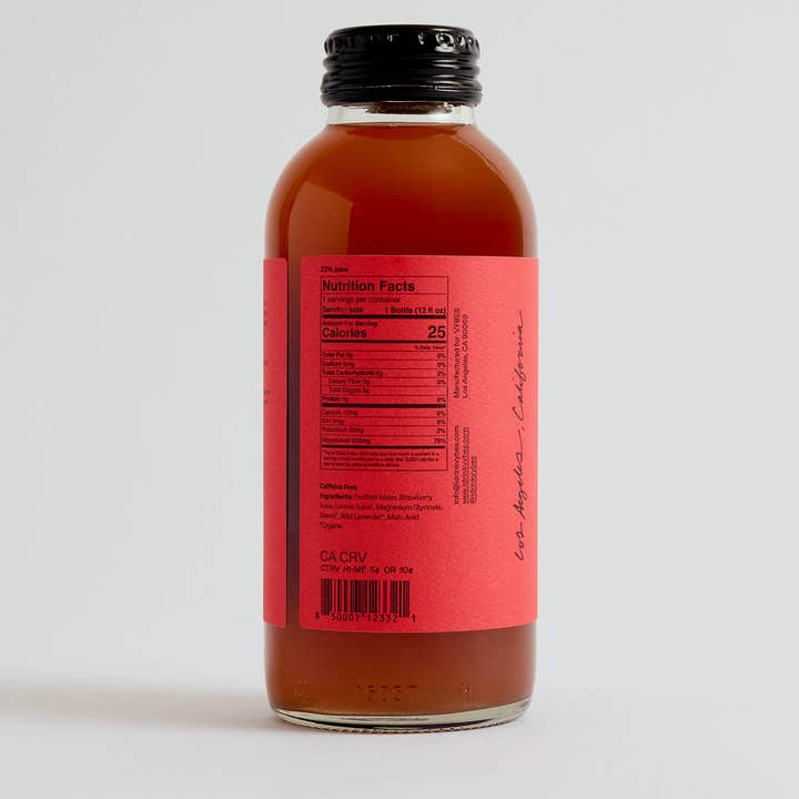 VYBES - Wholesale Wellness Juice/Tonic - Strawberry Lavender3