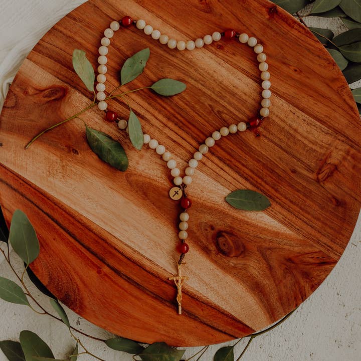 Abundantly Yours - Wholesale Prayer Beads Necklace - Bread of Life Rosary | Catholic Rosary