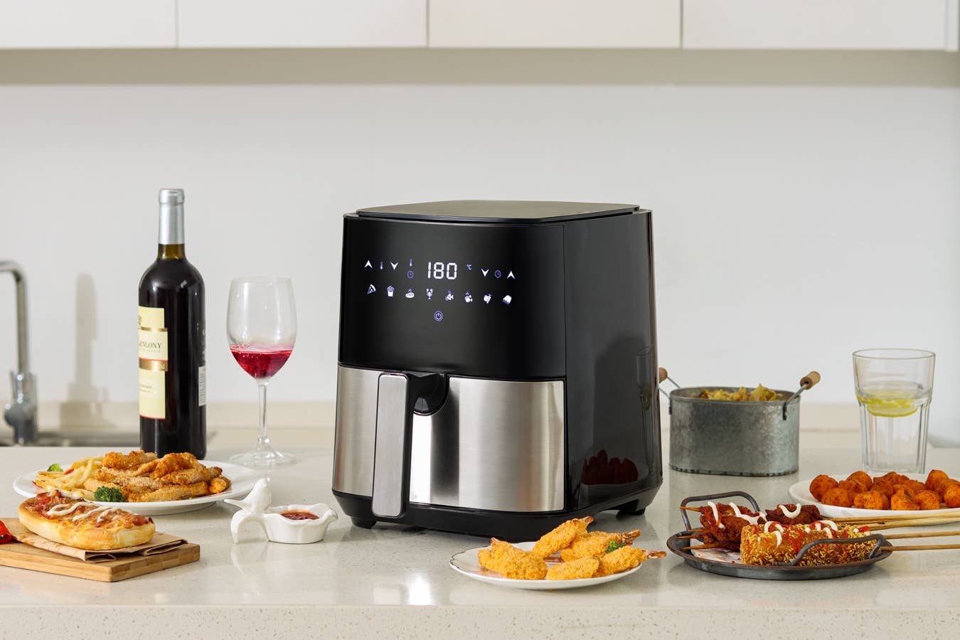 Swiss Pro+ - Venta al por mayor Electrodomésticos - Freidora de aire Silver 5L7