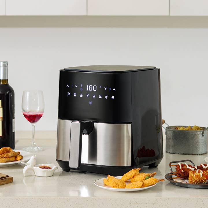 Swiss Pro+ - Venta al por mayor Electrodomésticos - Freidora de aire Silver 5L7