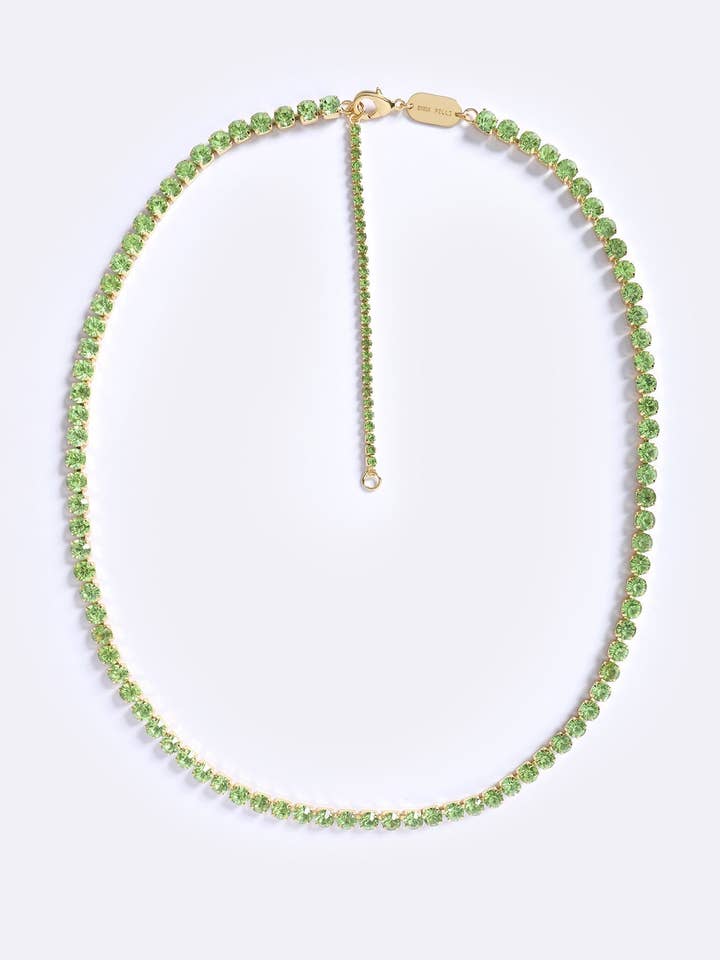 XL GRØN GLO KRYSTALKÆDE for engroshandel hos EMMA PILLS