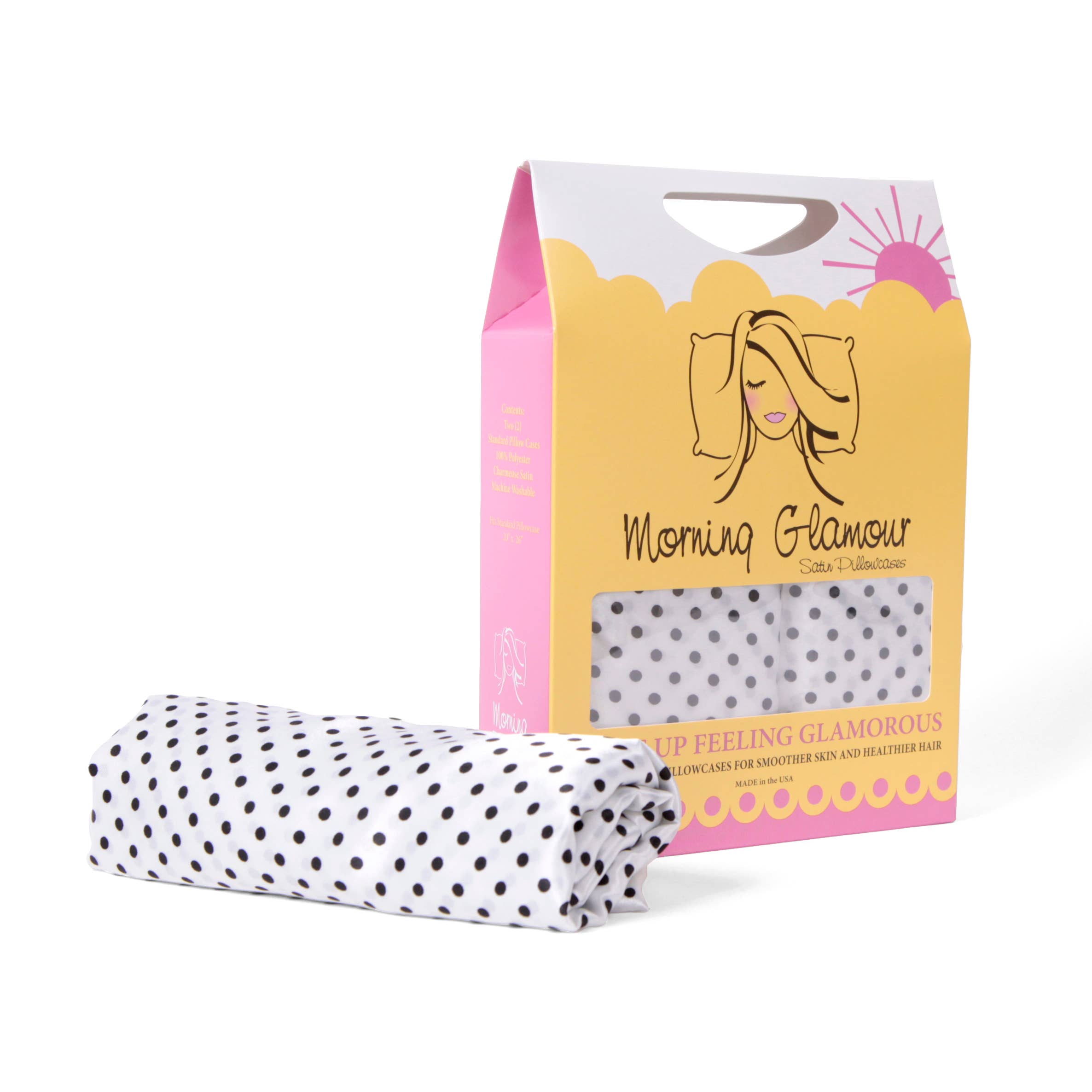 Morning Glamour – wholesale Bedding pillowcase/sham – Signature 2PK Satin Pillowcase- STANDARD/QUEEN11
