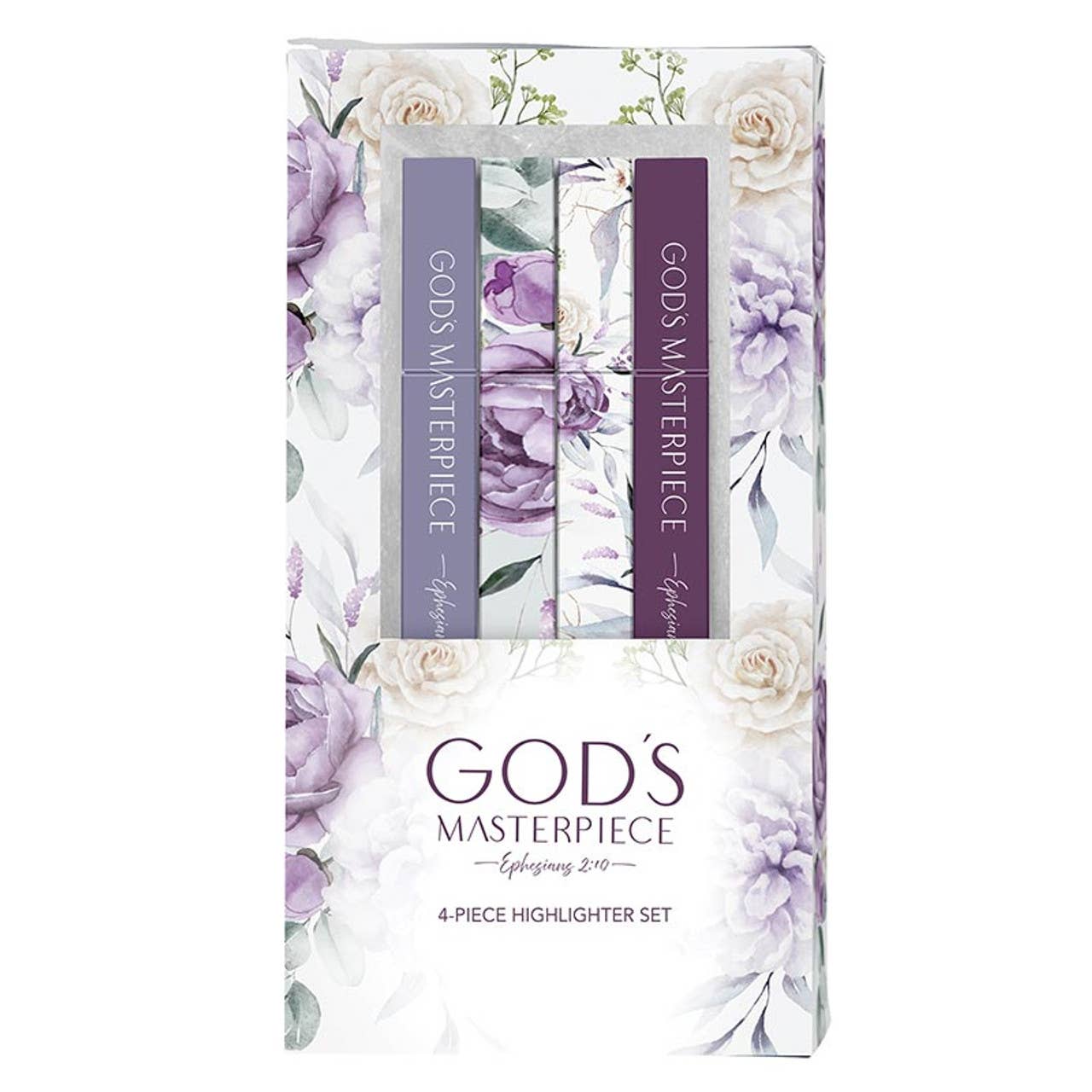 Faithworks by Creative Brands - Wholesale Highlighter - Highlighter Set - God's Masterpiece - 4 pcs1