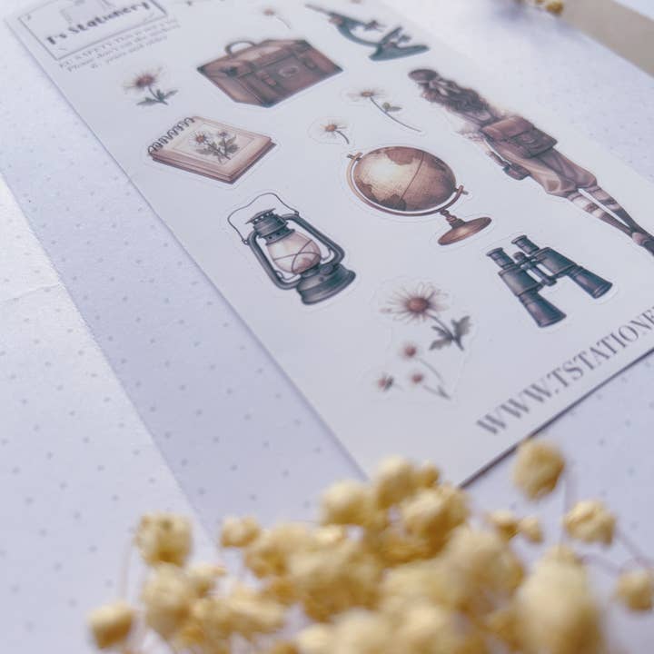T's Stationery - Wholesale Sticker - "Botanical Expedition" Sticker Sheet4