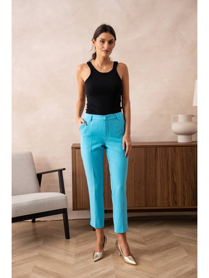 Attentif Paris - Wholesale Broek - Dames - Attentif Paris tijdloze high-waisted sigarettenbroek28