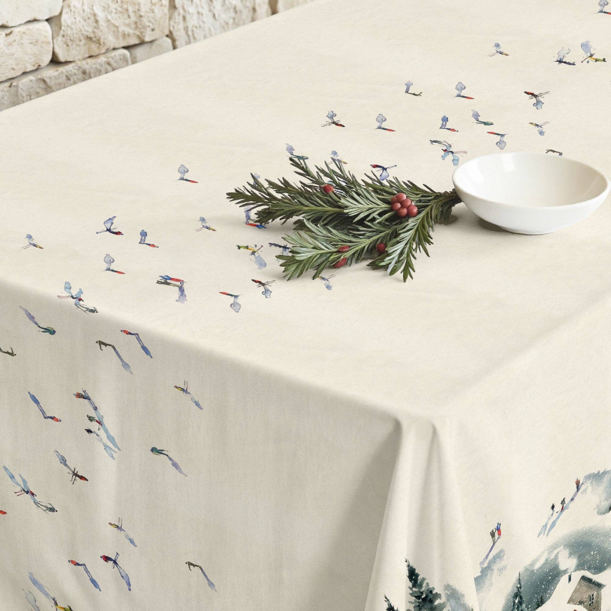 SG HOGAR - Wholesale Tablecloth - Stain-resistant tablecloth Christmas wish 16 12253