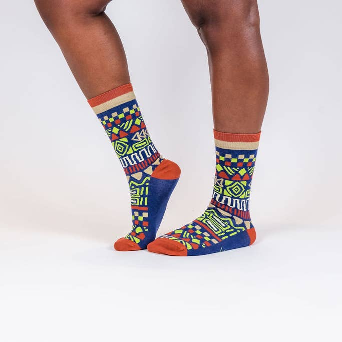 Olisha socks - Wholesale Socks - Unisex - Sema Sodalite blue - Organic Cotton Socks0