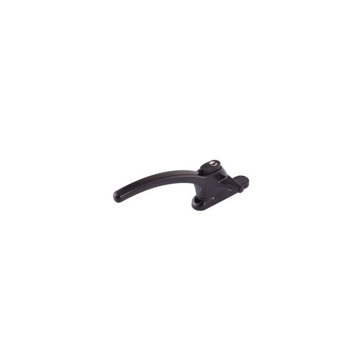 ERA uPVC/Timber Cockspur Locking Window Handle - 12mm Nose Height - Left Hand - Black for wholesale by Diybasket