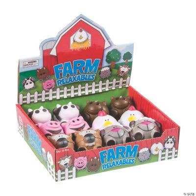 Farm Animal Shaped Relaxable Balls for wholesale by Fun Express