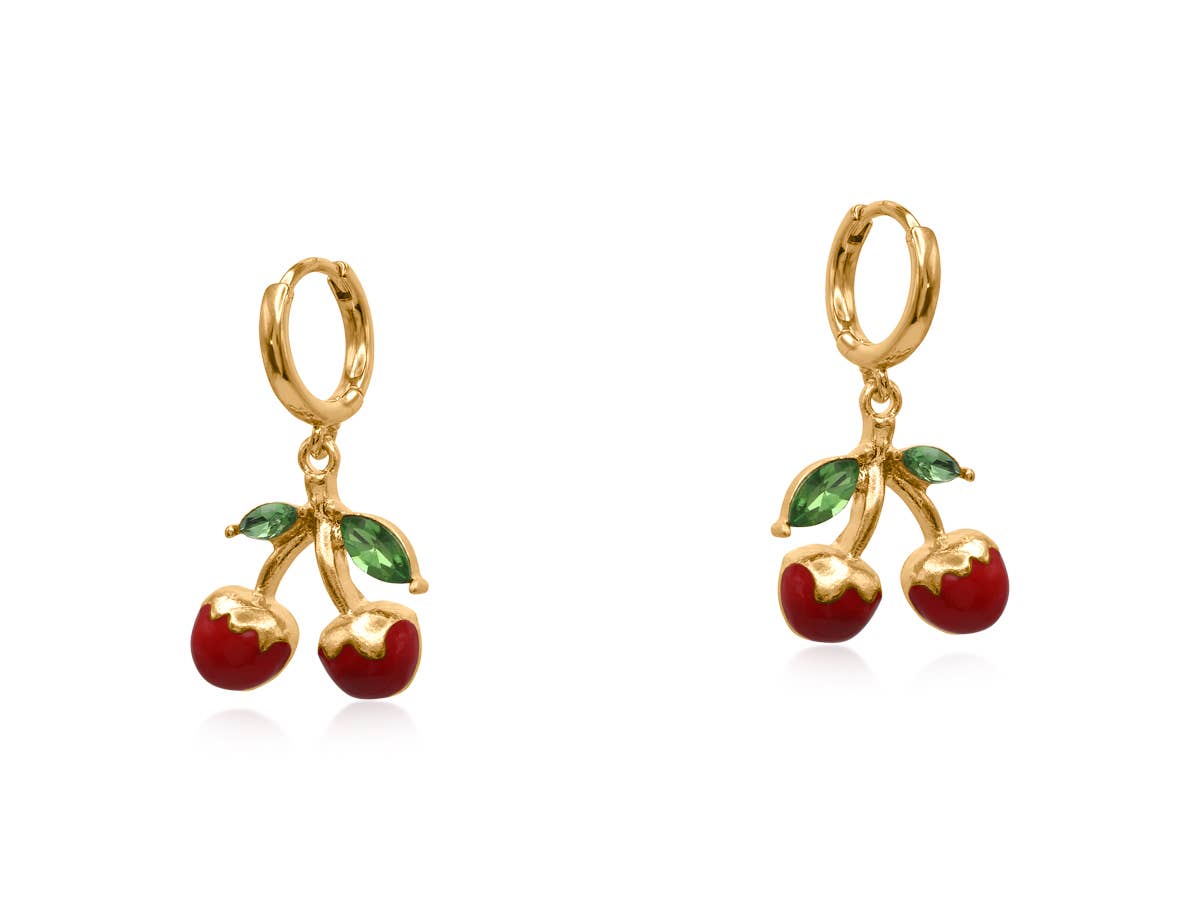 Big Metal London – wholesale Huggie earrings – Bellas Fruit Huggies Earrings0