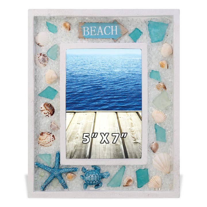 Decoración Náutica - Marco de Fotos de Madera Oceánica 5X7 para venta al por mayor de Cota Global