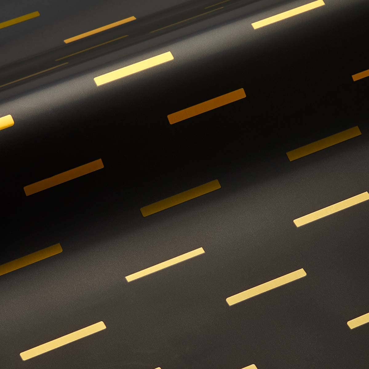 Draeger Paris - Wholesale Wrapping Paper Roll - Box of 40 Rolls - black and gold mirror.4