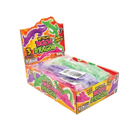 Geddes - Venta al por mayor Juguete blando - Niños y bebés - JUGUETE SQUISHY DRAGÓN MOCHI METÁLICO 12/DSP1